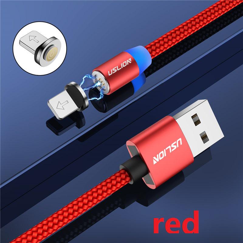 Магнитный кабель 1 м, 3 А, кабель для быстрой магнитной зарядки, микро-usb типа c для iPhone, быстрая зарядка 3,0 USB