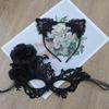 Легкая театральная маска и игривый ободок для волос с ушками животных, набор аксессуаров для аниме косплея на Хэллоуин