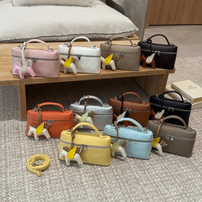 Niche design handbag, box bag, women's 2026 spring new textured light luxury versatile single-shoulder crossbody bag