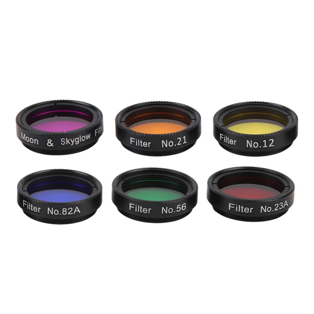 Telescope Filters 6 In 1 1.25in Compatibility Telescope Moon Filter for 1.25 Inch Telescope