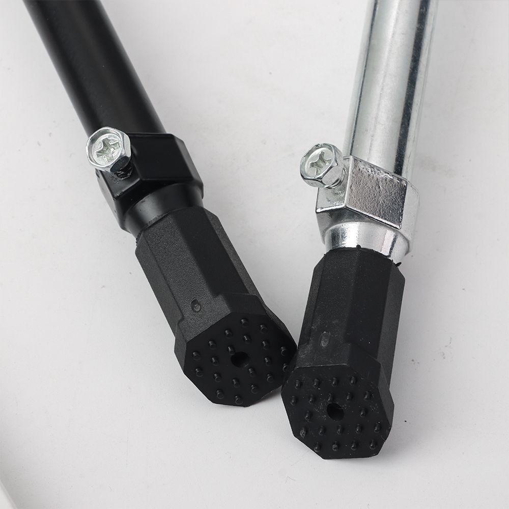 Black Silver Alloy Adjustable Kick Stand Kickstands Bicycle Parts Mountain Bike