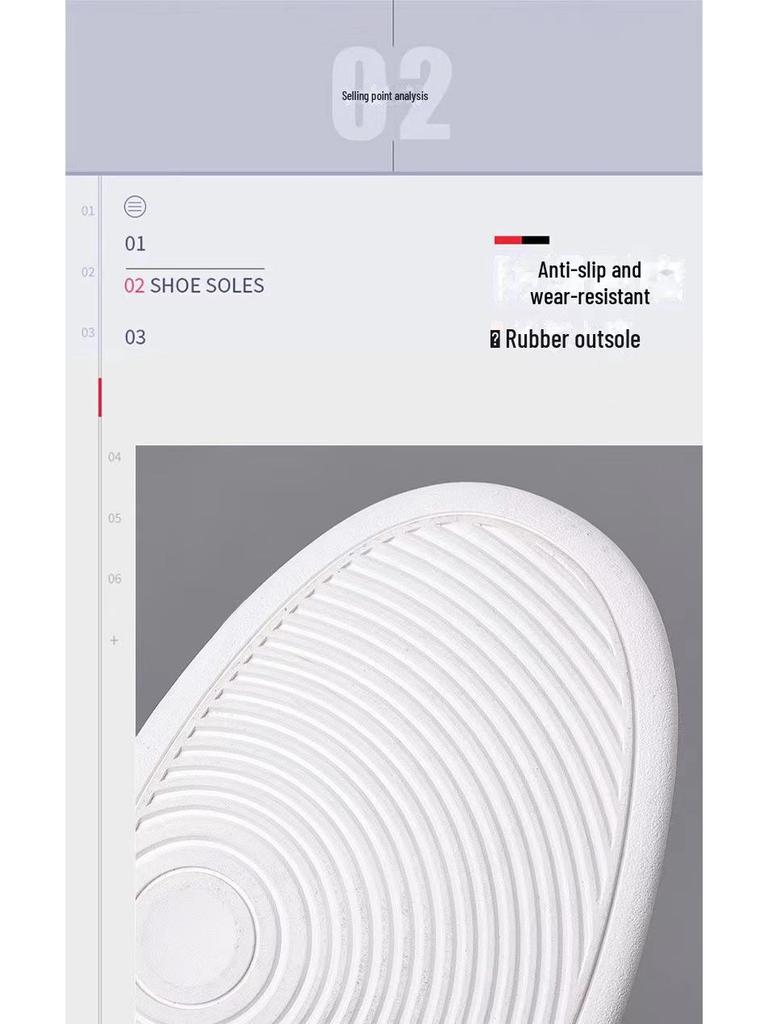 Мужские повседневные кроссовки из белой кожи с мягкой подошвой, весна-лето 2024 г.