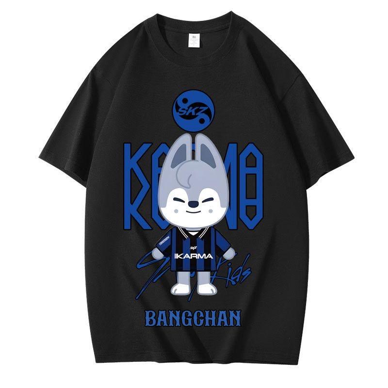 Straykids KARMA SKZOO Футболка Kpop Звезда Футболка