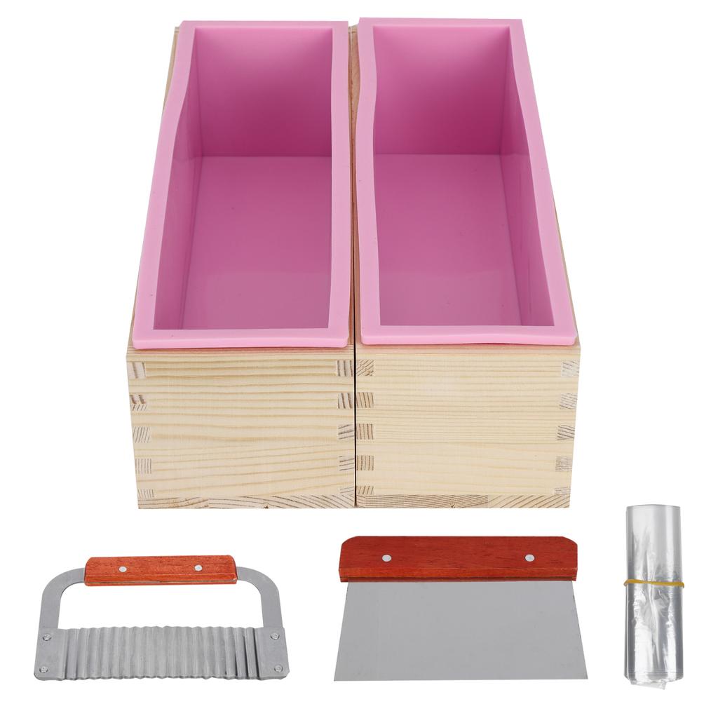 DIY Hand Made силиконовая форма для мыла режущие инструменты для торта хлеб шоколадное изготовление(розовый )