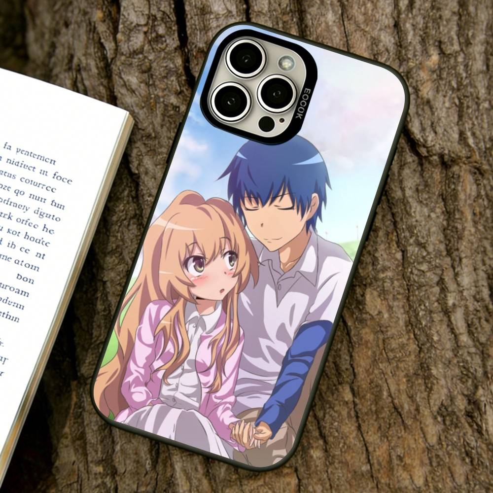 Чехол для телефона Toradora для iPhone 17,16,15,14,13,12,11 Plus,Pro Max,XS,Цветная серебристая внутренняя крышка