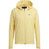 Ultimate 365 Solid Logo Long Sleeve Hooded Jacket Men Jackets Yellow IX2043