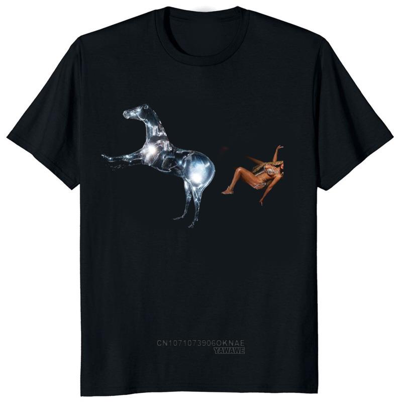Pop Singer Beyonce Renaissance TShirts New Album Tee for Fans Unisex Short Sleeve Fashion Tops Casual Streetwear Camisetas