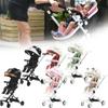 Wheeled Collapsible Four Baby Stroller Lightweight Foldable Seat Convertible