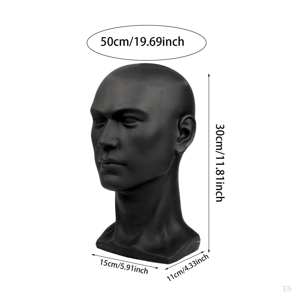 Мужской манекен голова шляпа дисплей стенд косметические аксессуары многофункциональный манекен парик для