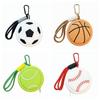 Waterproof Ball Shaped Coin Purse Sporty Storage Bag Cartoon Headphone Pouch  Sports Accessory