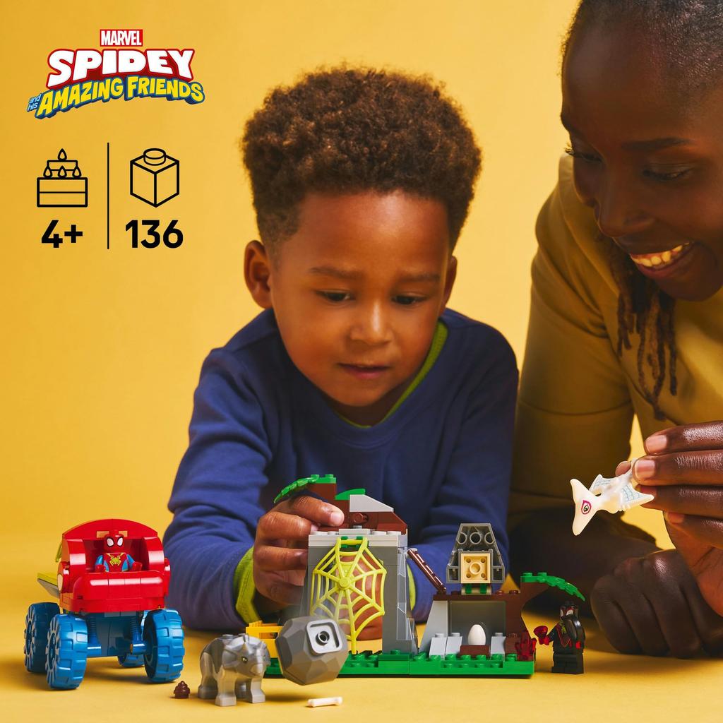 LEGO Marvel Spidey и удивительные друзья Spidey и удивительный грузовик спасательная игрушка подарок на день рождения блок образовательный мальчики девочки дети 4 года