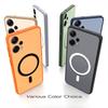 Магнитный железный кольцевой чехол для телефона для Xiaomi POCO F5 Матовый мягкий ТПУ Ударопрочный чехол