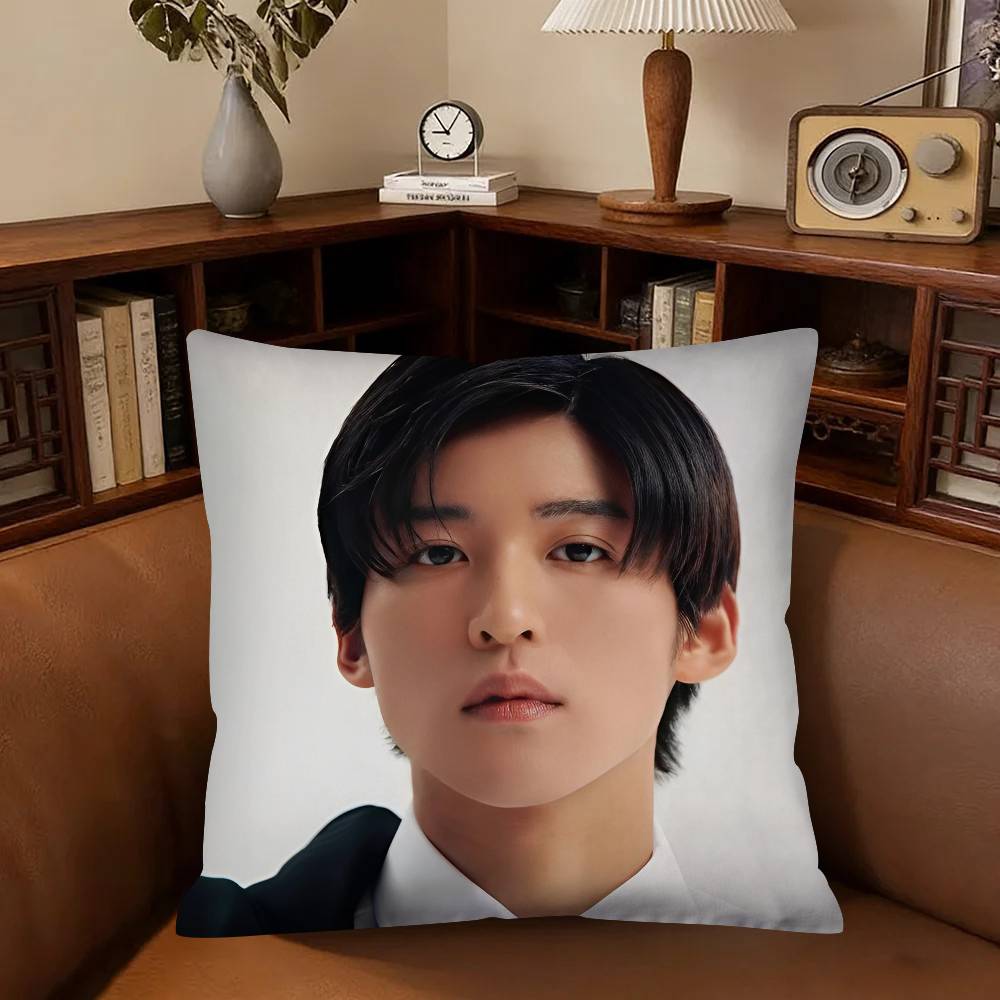 Japanese Singer RRen MMeguro Pillow Case Fashion Square Pillowcase Bedroom Sofa Room Ins Decoration Leisure