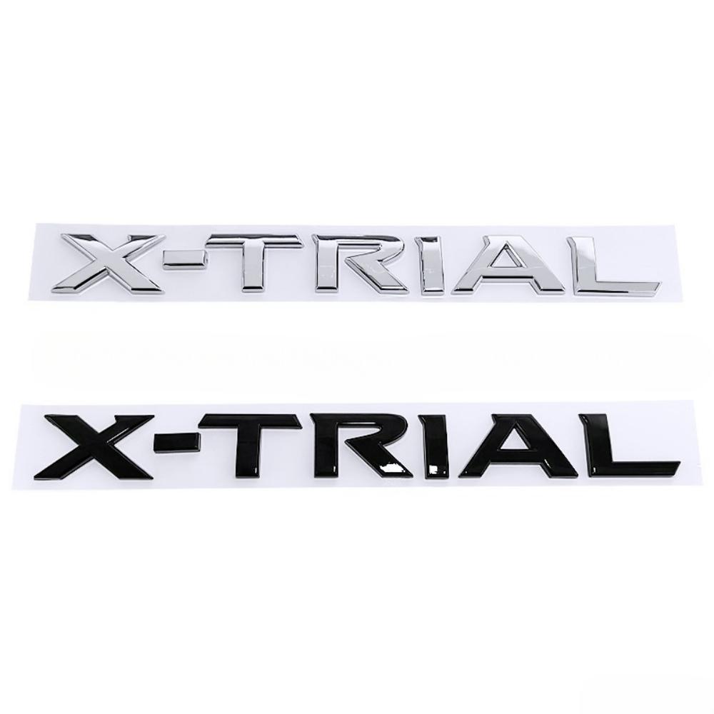 New Pretty ABS X-TRAIL XTRAIL Car Letter Rear Tail Trunk Decals Emblem Badge Sticker Auto Styling Accessories for Nissan XTRAIL