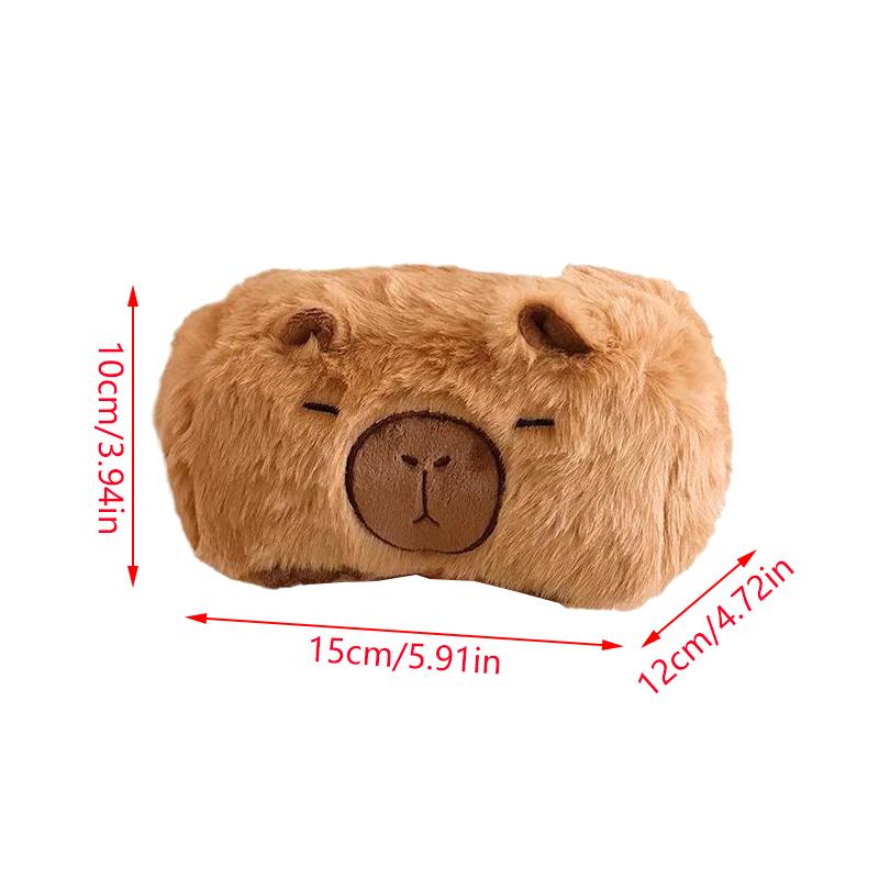 Мультяшная плюшевая коробка с салфетками Capybara, креативный дизайн, милая коробка с салфетками Capybara, украшение для дома для друзей, подарки на день рождения, Рождество
