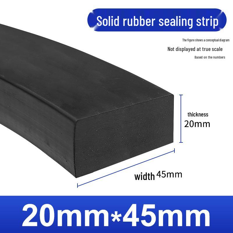 Nitrile Rubber Strip: Oil & Pressure-Resistant Shock Absorbing Glass Pad for Sealing & Joint Support