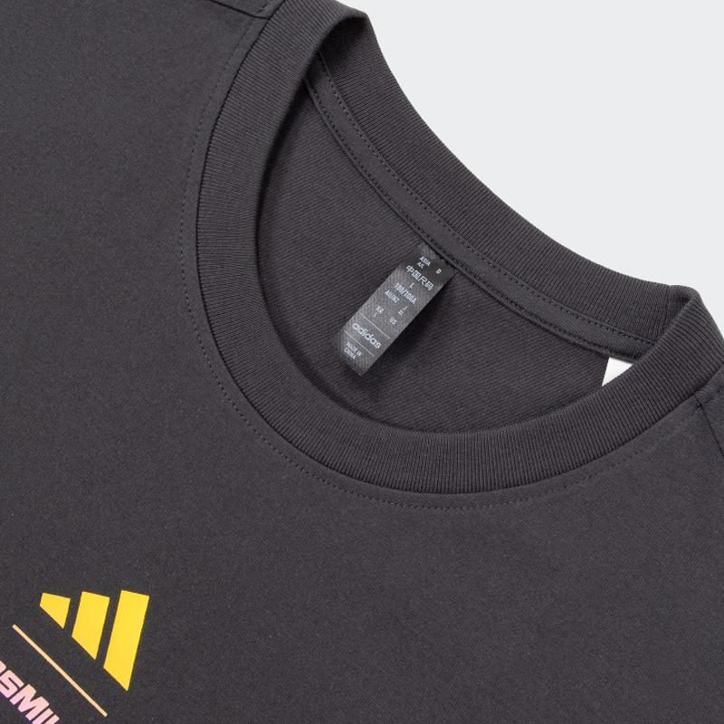 adidas X LES MILLS Футболка Унисекс Угольно-Черный JN4350