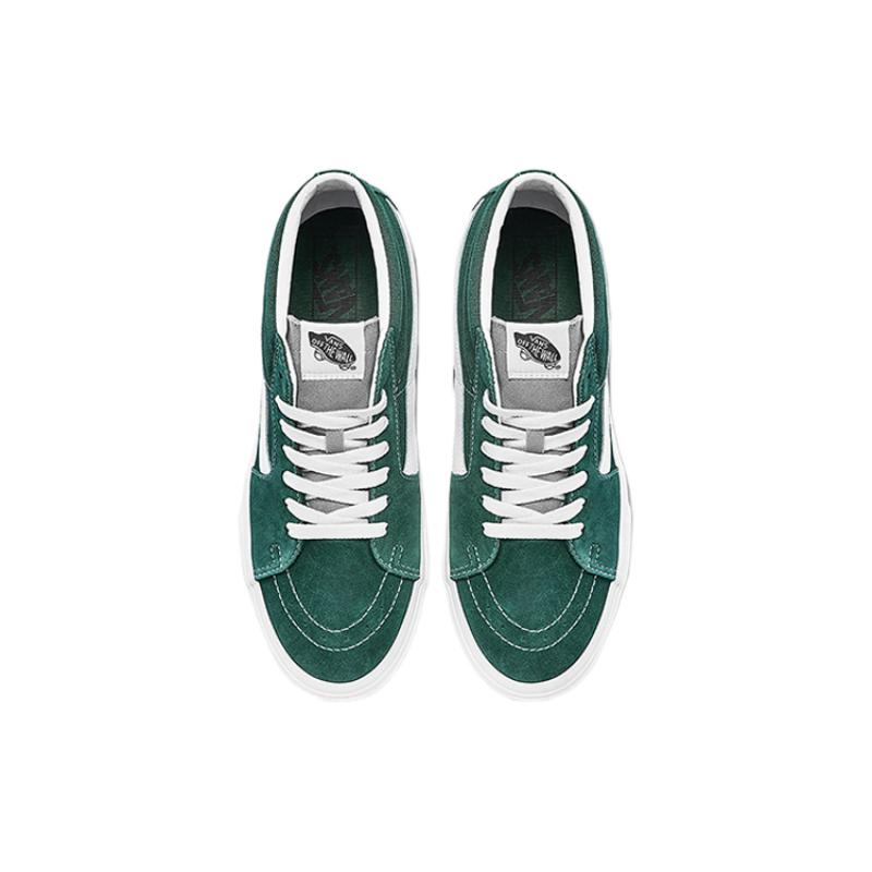 Vans Sk8 Mid Classic Полувысокие Повседневные Скейтбордические Кроссовки Унисекс Зеленые Vans VN0A3WM322K