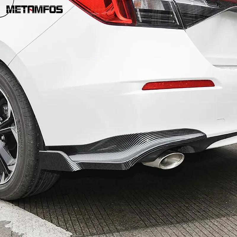 Декоративная накладка переднего угла бампера для Honda Civic Sedan 11-го поколения - 2024 Углепластиковая противоударная полоса Аксессуары Стайлинг автомобиля