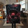 Red mechanical squid seahorse Print Flannel Blanket,High quality Comfortable for All Seasons,Home Decor,Warmth and Comfort,Perfect for Christmas Gifts