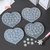 Рождественские снежинки 3D акриловая форма для нейл-арта DIY силиконовая прозрачная шаблон для маникюрной декорации для нейл-шарма