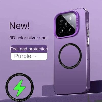 Роскошный матовый чехол с беспроводной зарядкой Magsafe для Xiaomi 14 13 13T 14T Pro, полупрозрачная противоударная защитная крышка
