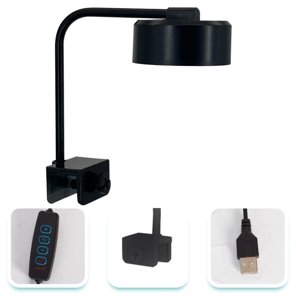 90 Degree Bend Fish Tank Clip Lamp 3 Color Modes LED Aquarium Light Aquarium Accessories