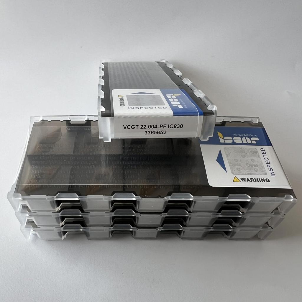 ISCAR / VCGT110301-PF IC830 / Industrial indexable carbide inserts 10 Pcs