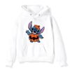 Halloween Stitch Pattern Hoodies Cute Cartoon Disney Sweatshirts Pocket Clothing Daily Men Hoodies Autumn Winter Pullover Tops