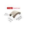 1679207808 ISOFIX Rear Seat Buckle Child Seat Trim For Mercedes Benz GLE GLS W167 2020-2025 Car Interior Accessories Supply