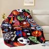 3D Новое поступление Фланелевое одеяло на футбольную спортивную тему для кровати, спальни, дивана, пикника, плед для укрывания, для отдыха на открытом воздухе, для сна