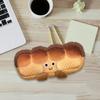 Plush Bread Pencil Case Pen Bag Cartoon Portable Lightweight Stationery Pouch