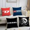 Модный тренд D-Diesel-s Лого Наволочка Короткий плюш Принт Наволочка Квадратные Наволочки для диванных подушек Домашний декор для дивана