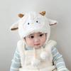 Thickened Cute Sheep Hat Soft Baby Warm Caps Funny Cartoon Beanie Caps  Cold Weather Wear