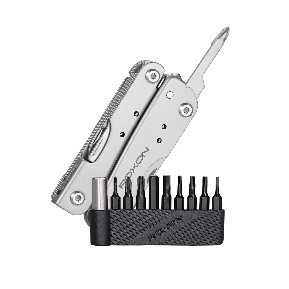 ROXON M2 Mini Multitool Small Lightweight Model STORM Mini with Folding Scissors 14-in-1