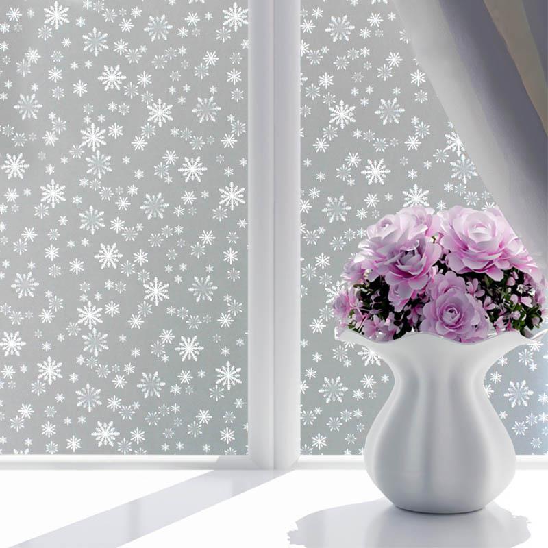 Household Privacy Window Film Frosted Glass Door Film Adhesive Window Cling Stickers Decoration