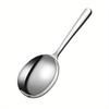 2Pcs Stainless Steel Spoon Heat Insulated Handle Ladles Drain Hole For Serving Soup Rice Serving Spoon Kitchen Utensils