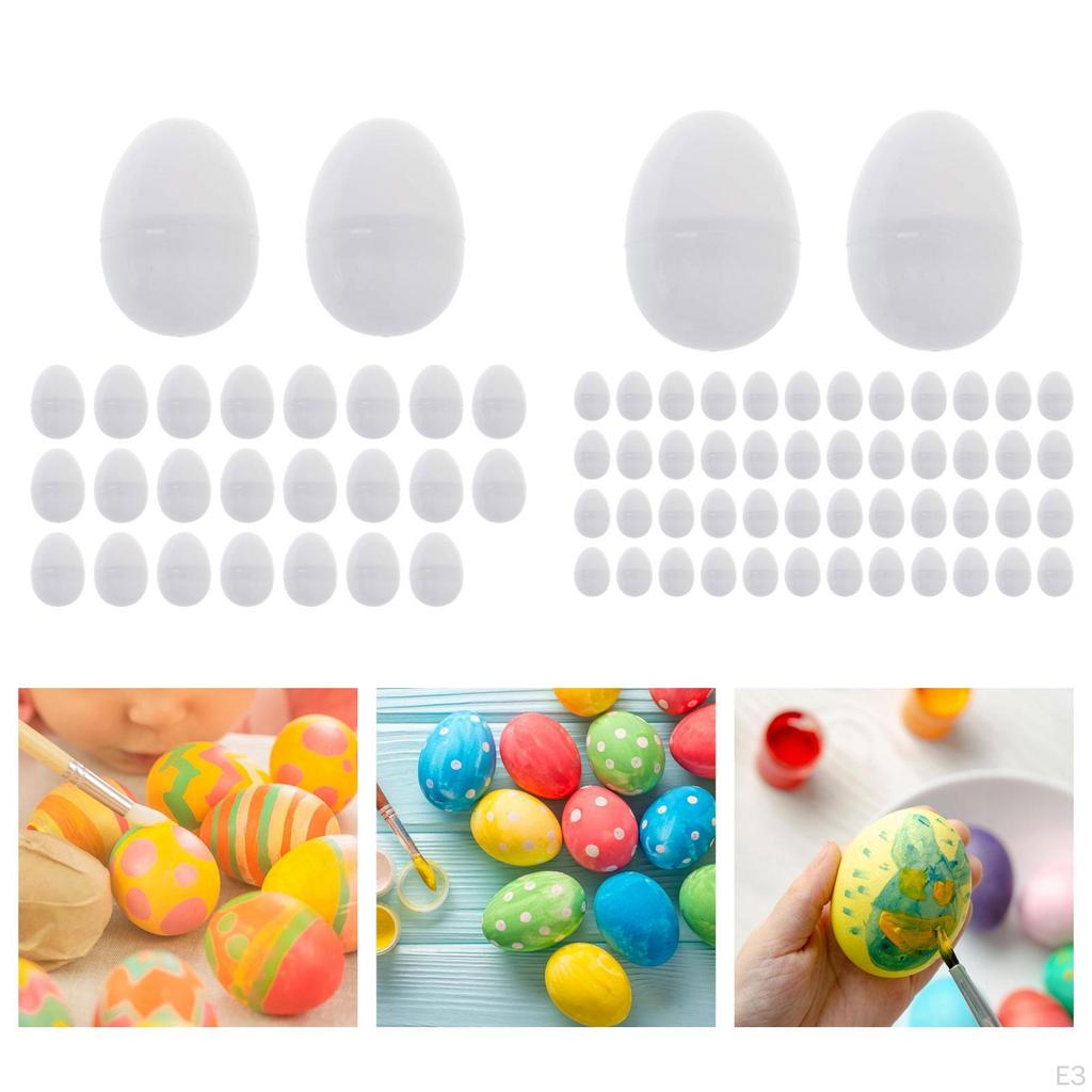 Colorful Easter Eggs Fillable Ornaments Creative Spring Decor DIY Craft Kit