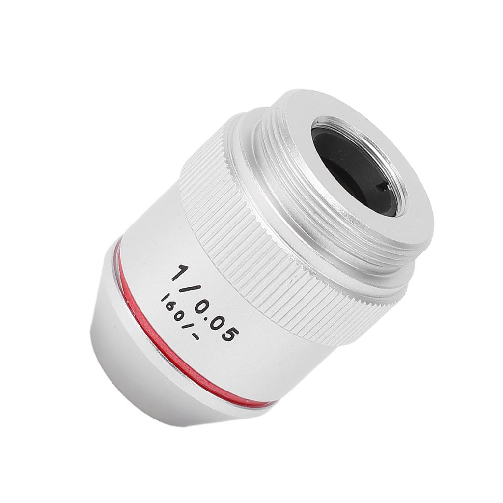 Achromatic Microscope Objective RMS Threaded 1X 195 Achromatic Objective Lens for Biological Microscope
