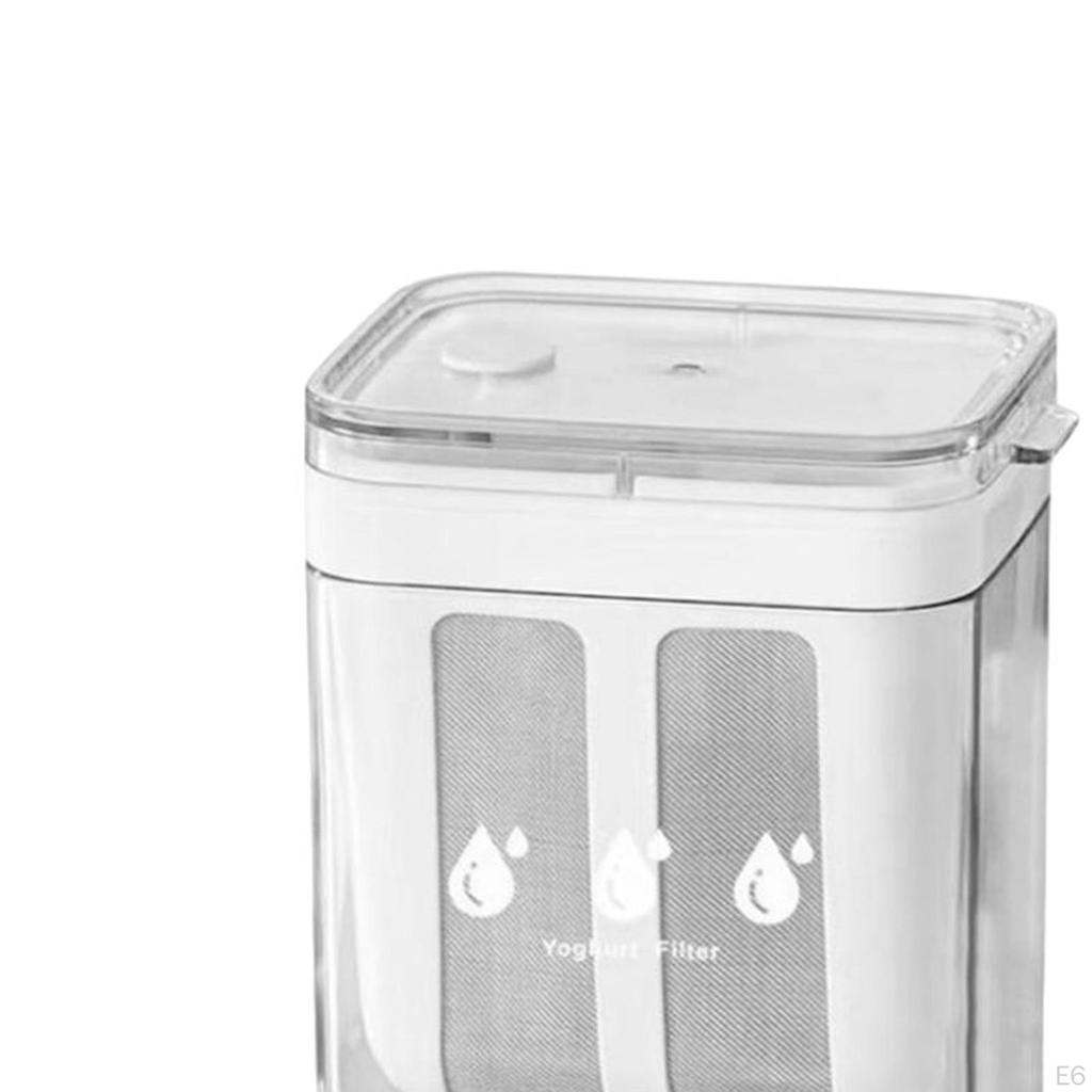 Портативная корзина-банка с крышкой для йогурта и процеживания