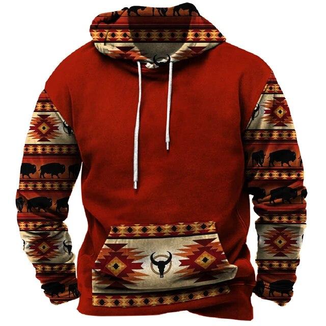 Осенняя винтажная мужская толстовка с длинным рукавом, спортивная рубашка с капюшоном, повседневная толстовка с капюшоном в стиле ретро для мужчин, одежда для верховой езды, одежда больших размеров