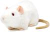 VIAHART White Rat Wiley Plush Toy, White, Small (Approx. 18cm), Fluffy Mouse Toy, Washable and Safe [Parallel Import]