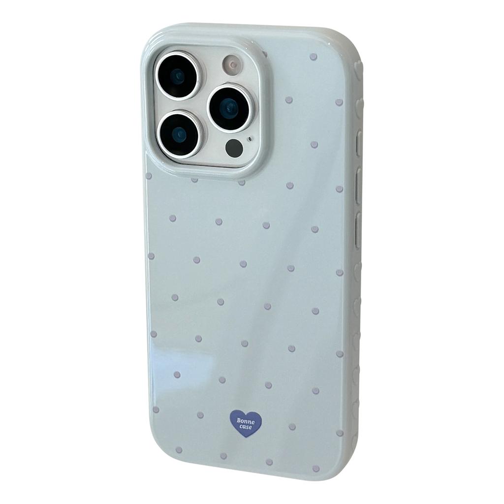 INS Чехол для мобильного телефона в горошек, маленький, свежий, для IPhone 17 16 15 14 13 Pro Max, Ультратонкий, Ударопрочный чехол для IPhone 17 Pro