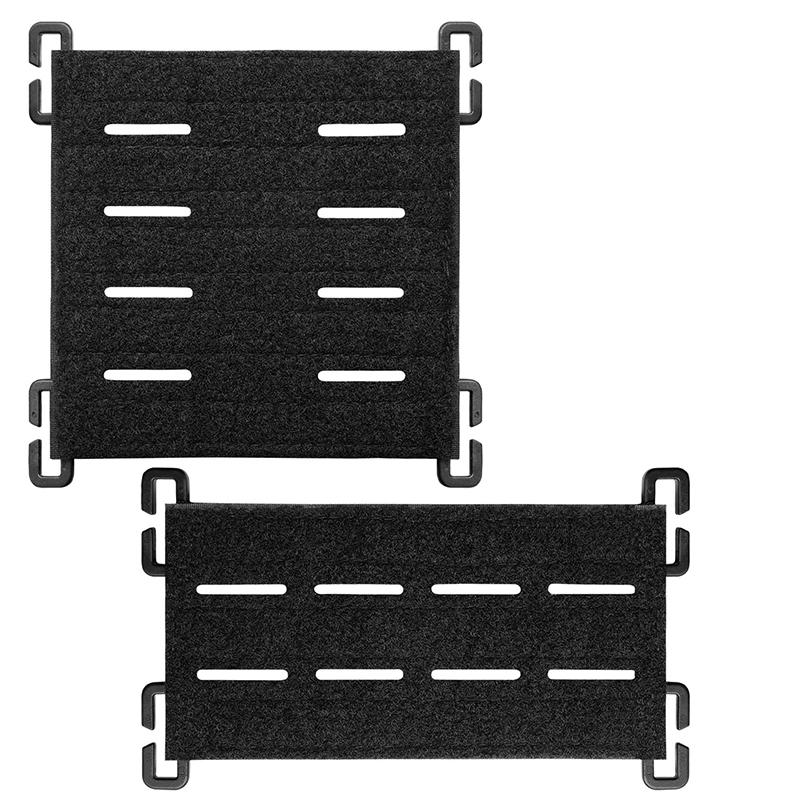 Laser Cutting Tactical Patch Display Attachments Board Panel ,Outdoor Pouch Molle Patch Holder Hook Loop Panel for Backpack