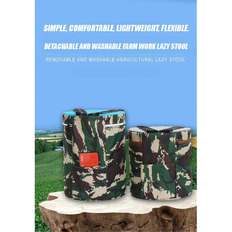 Outdoor Farm Work Foam Stool Garden Wearable Case Seat Attached Work Removable Gardening Hip Farming Cushion Planting Ottoman