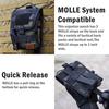 VIPERADE VE12 Foldable EDC Organizer Pouch, Molle Tool Bag, Tri-Fold Tool Pouch, Utility EDC Pocket Organizer for Outdoor and Everyday Use (Black Camo