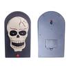 Vocal Halloween Skeleton Prop Battery-operated LED Glowing Eyes Talking Ghost Bell  Theme Party