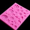 22 Even Flower Fondant Silicone Mold Chocolate Pudding Biscuit Handmade Soap Mold