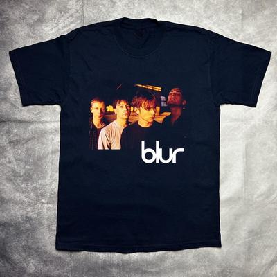 Футболка унисекс из хлопка Blur band Подарок фанату Черная Все размеры PR861
