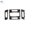 3Pcs CARBON FIBER CENTER AC CONTROL PANEL TRIM COVER For 04-10 E60 530i 528i M5